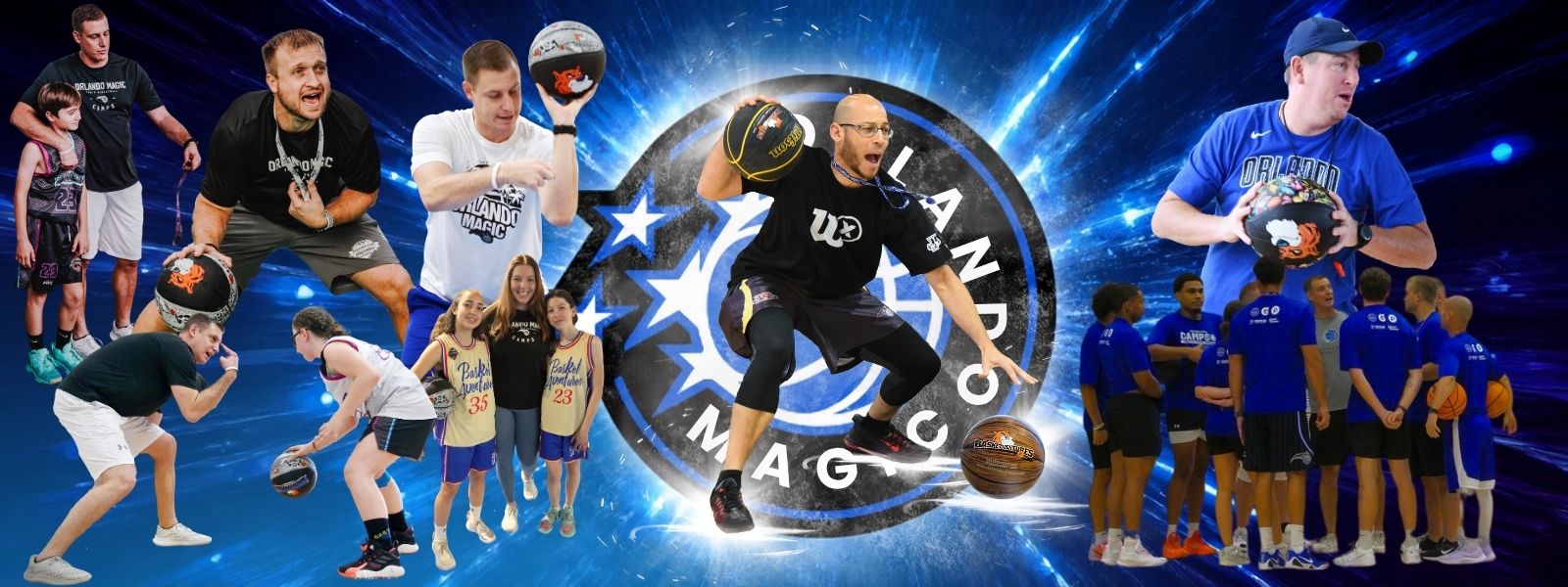 Coachs américains de MAGIC in FRANCE lors des stages de basket organisés par Basket Aventures.